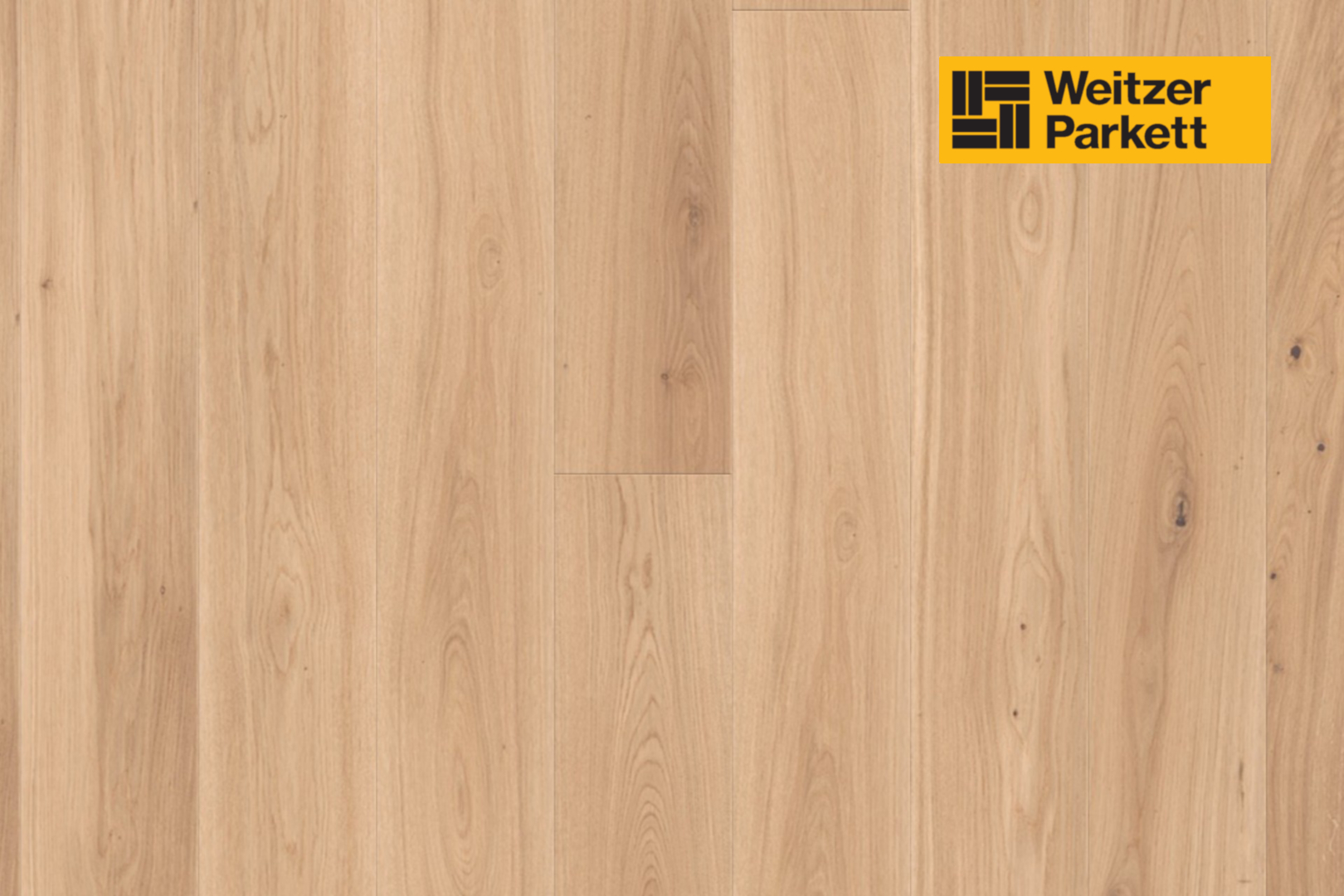 Weitzer Parkett Charisma Einblatt Eiche Pure | lebhaft | gefast